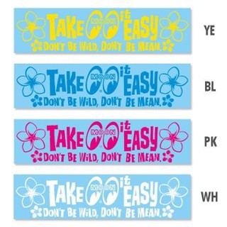 Take it Easy Sticker (Script Style) [DM215]