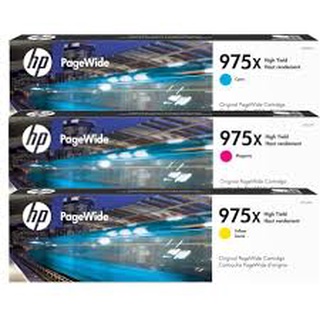 HP 975X PAGEWIDE  CYAN,YELLOW, MAGENTA