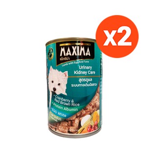 [ซื้อ1แถม1] MAXIMA – Urinary Kidney Care อาหารสุนัข สูตรดูแล ระบบทางเดินปัสสาวะ 380 กรัม