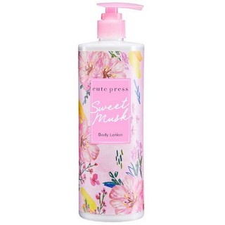 Cute Press Sweet Musk Body Lotion ขวดปั๊ม 490 Ml