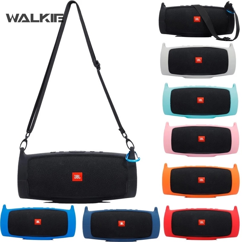 Walkie เคสซิลิโคนพร้อมสายคล้องสําหรับลําโพงบลูทูธ Jbl Charge 4 แบบพกพา