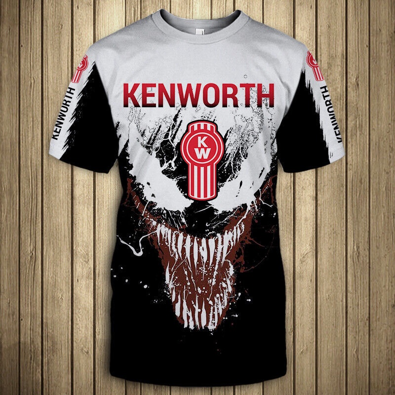 Kenworth T880/W900/T680/Design Number 2/Top Mens US 3D เสื้อยืด/Hot S-5XL