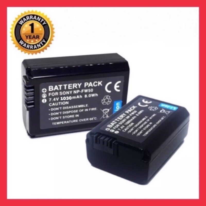 แบตกล้องโซนี่ NPFW50/Sony Battery NP FW50 คุณภาพเทียบเท่าใช้กับกล้อง