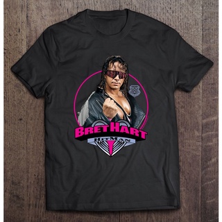 เสื้อยืด แบบสวม พิมพ์ลาย Wwe Bret The Hitman Hart แบบเต็มตัว