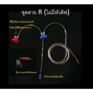 Co2 ชุดคาร์บอนยีสต์ DIY มาพร้อมคู่มือและสูตรผสม อุปกรณ์ครบ ขาดแต่ขวดน้ำอัดลม เกลือ น้ำตาลทราย.