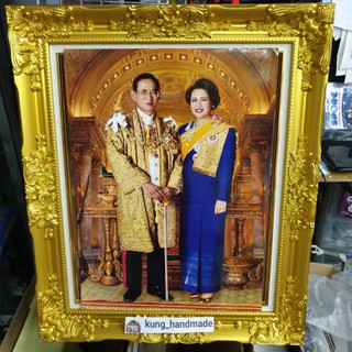 กรอบรูปกระจก ภาพมงคล ใส่กรอบหลุยส์  ติดบ้าน ร้านค้า ของขวัญ ที่ระลึก ขึ้นบ้านใหม่