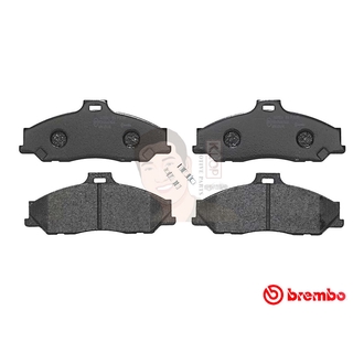 P24 051B ผ้าเบรก F (แท้ BREMBO รุ่น Black) MAZDA ไฟเตอร์ Fighter 4x2 ปี1998-2006/Ford Ranger 4x2 1998-2005