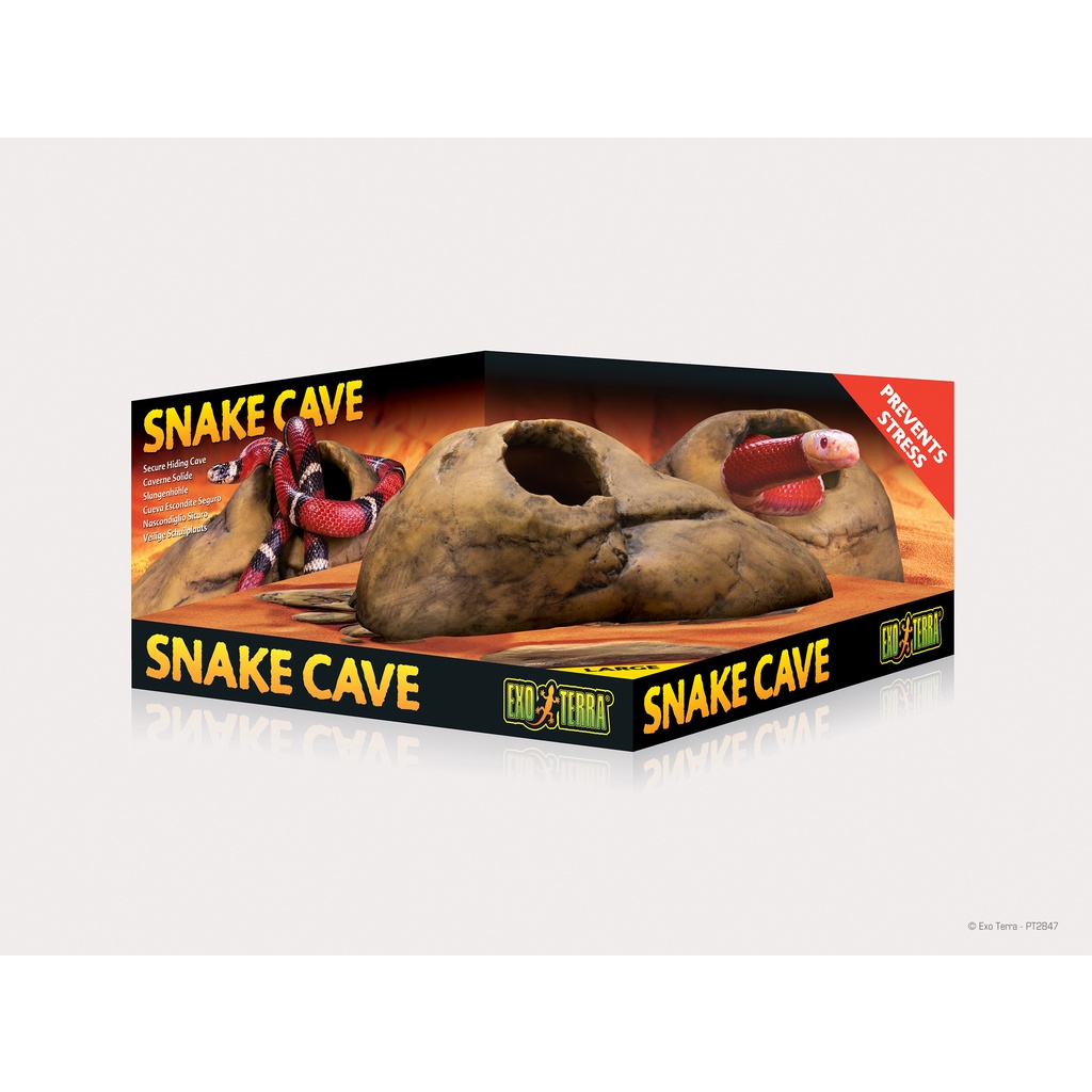 (พร้อมส่ง)Exoterra Snake Cave ถ้ำงู ถ้ำสัตว์