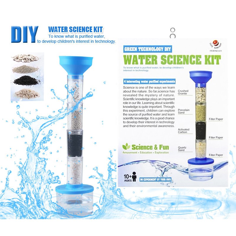 Water Science Kit ชุดทดลองกรองน้ำ ของเล่นวิทยาศาสตร์ ของเล่นเพื่อการศึกษา