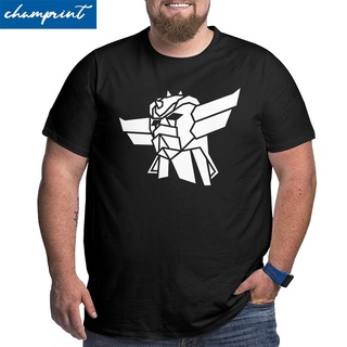 [S-5XL]เสื้อยืดคอกลม ผ้าฝ้าย พิมพ์ลาย Goldorak Ufo Robot Grendizer สําหรับผู้ชาย