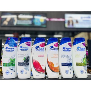 Head&amp;Shoulders Anti Dandruff Shampoo (450 มล)เฮด แอนด์ โชว์เดอร์ แอนตี้ แดนดรัฟ แชมพู มี 6 สูตร