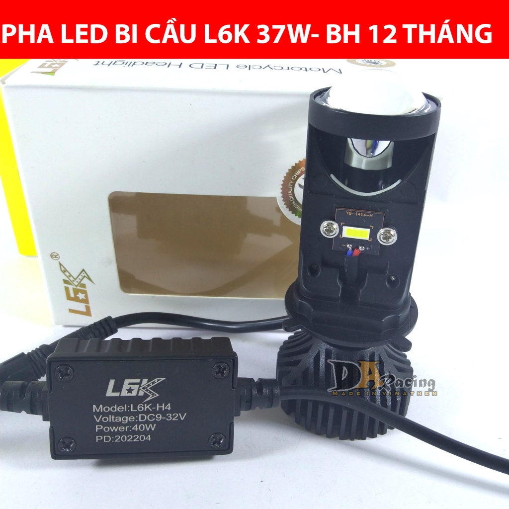 (WITH TES VIDEO) L6K Car and Motorcycle Bi-S ทรงกลม Led Light เวอร์ชั่น 37w 1 ปี