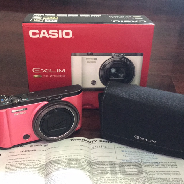 กล้องฟรุ้งฟริ้ง CASIO EXILIM ZR3500 มือสอง สภาพใหม่มาก