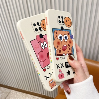 เคสโทรศัพท์มือถือ ซิลิโคน กันกระแทก ลายสพันจ์บ็อบ สําหรับ Xiaomi Redmi Note 9 Pro Max 9Pro 9ProMax 9s 9T