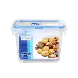 กล่องอาหารเหลี่ยม 0.8 ลิตร SUPER LOCK 6854/1FOOD CONTAINER SUPER LOCK 6854/1 0.8L RECTANGLE