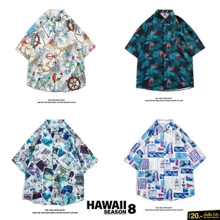 [ลดล้างสต๊อก] เสื้อฮาวาย เสื้อไปทะเล เสื้อฮาวายผู้ชาย เสื้อวินเทจ ผ้าใส่สบาย ไม่ร้อน เสื้อสงกรานต์ เสื้อเชิ้ตแขนสั้น