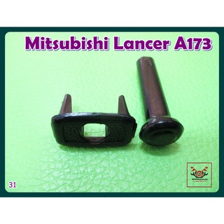 MITSUBISHI LANCER A173 BUTTON LOCKING DOOR "BLACK" SET (31) // ปุ่มล็อค พร้อม แหวน ปุ่มล็อคประตู "สีดำ" ครบชุด