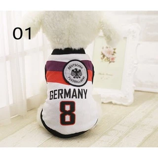 🔥ส่งฟรี TH🔥💢พร้อมส่ง💢 เสื้อสุนัข ชุดสุนัข เสื้อผ้าสัตว์เลี้ยง ทีมฟุตบอล