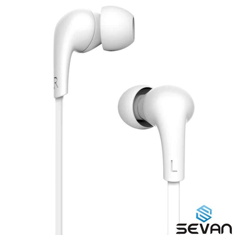 USAMS Leo Series 3.5mm In-ear Stereo Flat-style Wired Earphone with Mic for iPhone/iPad/Samsung