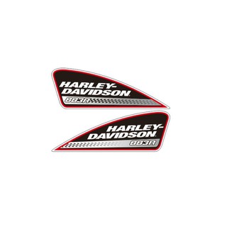 สติ๊กเกอร์ติดข้างถังน้ำมัน Harley-Davidson พิมพ์หมึดแท้ญี่ปุ่น