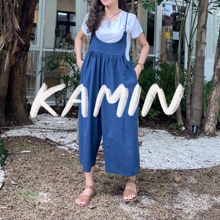 🍅 Kamin set เซทกางเกงเอี๊ยมและเสื้อขาวด้านใน