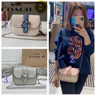 🎄พร้อมส่ง🌟Coach กระเป๋าสะพายข้างผู้หญิงใบเล็กใหม่ในสต็อก 2871 1421 3415