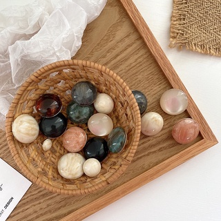 กระดุมโลหะ ลายสก๊อต สําหรับตกแต่งเสื้อผ้า Diy จํานวน 10 ชิ้น ต่อล็อต