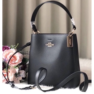 COACH TOWN BUCKET BAG (COACH 91122) COLOR :BLACK