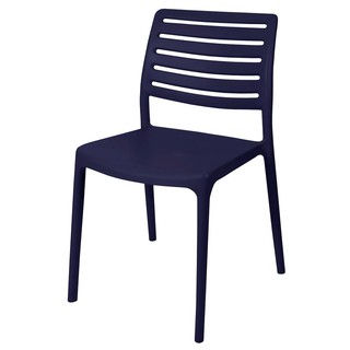 Chair table PLASTIC CHAIR PIONEER PNG9171 CHARCOAL Outdoor furniture Garden decoration accessories โต๊ะ เก้าอี้ เก้าอี้พ