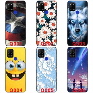 Soft silicone cases Protective shell Fashion Cartoon Colorful Cartoon Pattern soft casing soft Back cover For Tecno Pova handphone case