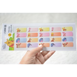 (( พร้อมส่ง )) สติ๊กเกอร์ลายหมีพูห์ Winnie the Pooh จาก Daiso เกาหลี