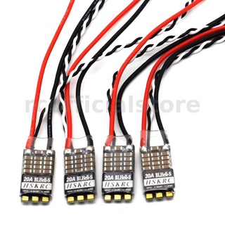 Hskrc ตัวควบคุมความเร็ว ไร้แปรงถ่าน 20A 30A 35A 45A 2-4S BLHeli-S ESC Oneshot DSHOT600 สําหรับโดรนบังคับ FPV