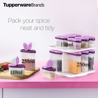 TUPPERWARE ทัปเปอร์แวร์ เครื่องเทศ แบบแยกส่วน ขนาดเล็ก และใหญ่