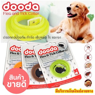 Dooda Flea &amp; Tick Collar Protection ปลอกคอกันเห็บ หมัด ป้องกันกำจัดเห็บหมัด ยุง และแมลงที่มากวนสัตว์เลิ้ยงแสนรัก