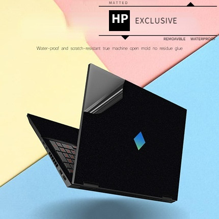 สติ๊กเกอร์แล็ปท็อป HP Matte black Sides Skin 14 15.6 13 นิ้ว HP Pavilion EliteBook 840 14-CE Probook
