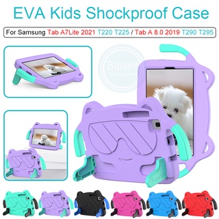 เคส EVA กันกระแทก พร้อมขาตั้ง PC สําหรับ Tab A 8.0 2019 T290 T295 Tab A7 Lite 8.7 นิ้ว 2021 T220 T225