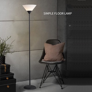 โคมไฟตั้งพื้น สไตล์โมเดิร์น โคมไฟ โคมไฟแต่งห้อง ไฟ Floor lamp uplighter สูง 146 cm ดำ ขาว ruianshop88