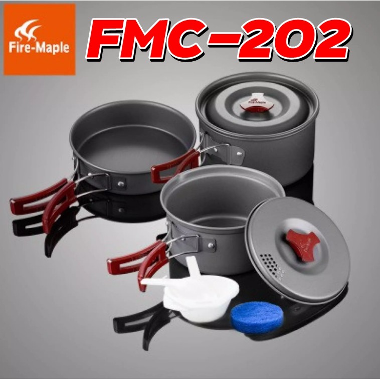 ชุดหม้อสนาม FMC-202 Fire maple ชุดหม้อแคมป์ปิ้ง ขนาดกระทัดรัด แข็งแรงทนทาน เหมาะสำหรับ 1-2 คน