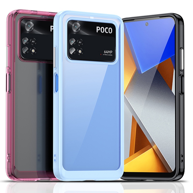 สําหรับ Xiaomi Poco M4 Pro หรูหราซิลิโคนกันกระแทก TPU เคสกันกระแทก