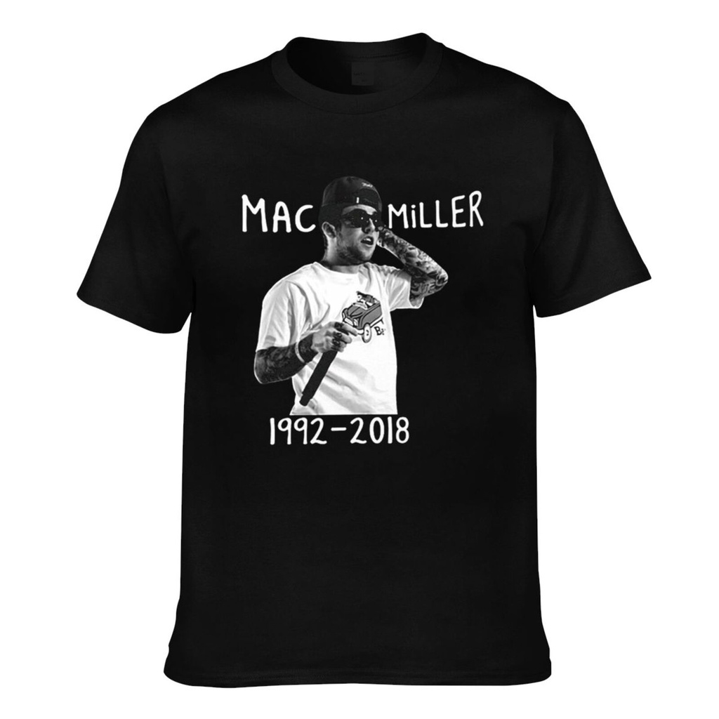 เสื้อคนอ้วนผญ - Mac Miller Tribute เสื้อยืดแขนสั้นผู้ชาย