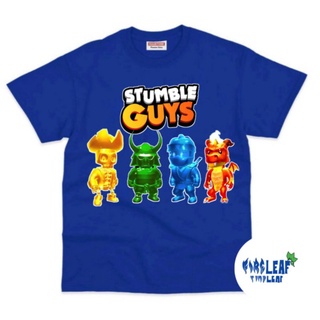 เสื้อยืด พิมพ์ลาย Stumble GUYS วัสดุพรีเมี่ยม สําหรับเด็กผู้ชาย และเด็กผู้หญิง