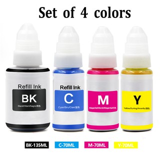 Canon GI-790 GI 790 GI790 pgi 790 pgi790 Black Cyan Magenta Yellow Refill Ink Bottles for Canon G1000 G2000 G3000 G4000