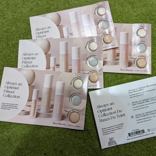 Beauty-Siam แท้ทั้งร้าน !! TESTER PRIMER 3 ชนิด สุดคุ้ม RARE BEAUTY  ALWAYS AN POTIMIST PRIMER COLLECTION