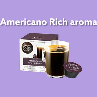 กาแฟ แคปซูล EXP 03/24 NESCAFE DOLCE GUSTO AMERICANO RICH AROMA