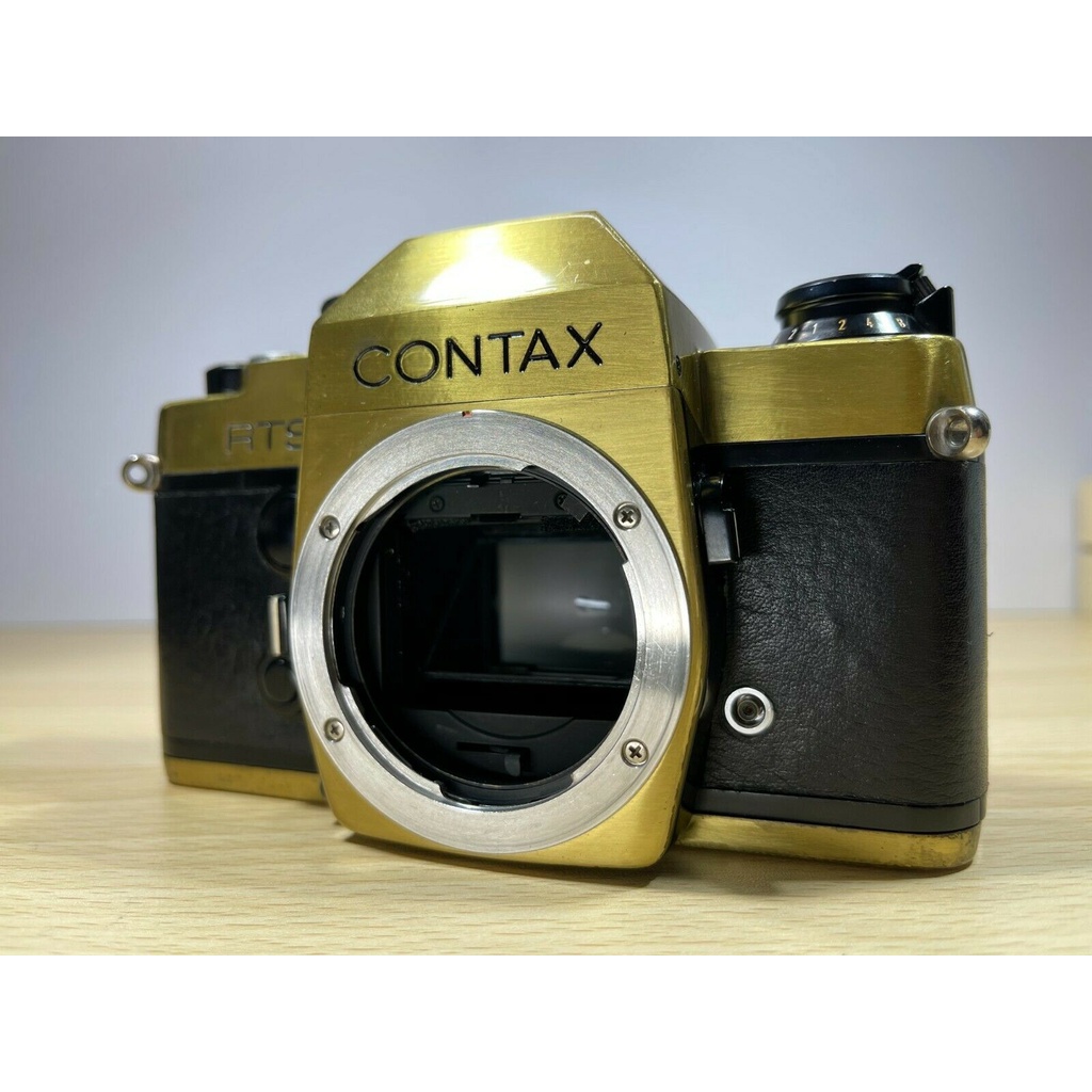 *หายากมาก* Contax Rts ฟิล์มกล้อง Slr สีทอง 35 มม.【ส่งตรงจากญี่ปุ่น】
