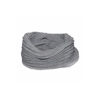 ผ้าพันคอไหมพรม ผ้าพันคออุ่น Scarf-P03- gray