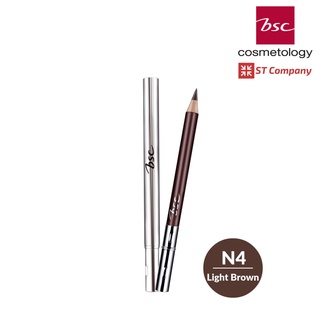 N4 สีน้ำตาลอ่อน ดินสอเขียนคิ้ว BSC EYEBROWN PENCIL กันน้ำ กันเหงื่อ สีคมชัดธรรมชาติ ติดทนนาน ดินสอ เขียน คิ้ว เขียนคิ้ว