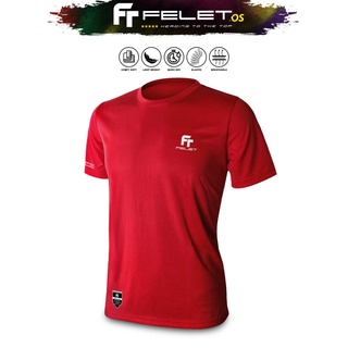 Felet H-55 เสื้อแบดมินตัน ธรรมดา ทุกเพศ - สีแดง