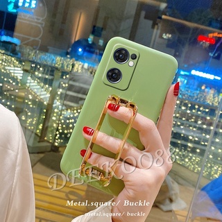 เคสโทรศัพท์มือถือ พร้อมขาตั้ง หรูหรา สำหรับ OPPO Reno7 Reno6 Z Pro 5G