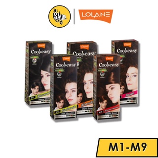 สีย้อมผม ครีมปิดผมขาว โลแลน คูล แอนด์ อีซี่ คัลเลอร์ครีม Lolane Cool &amp; Easy Color Cream M1-M9